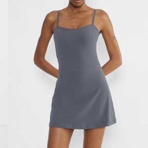 Aritzia Golden Butter Toss Dress Vintage Navy